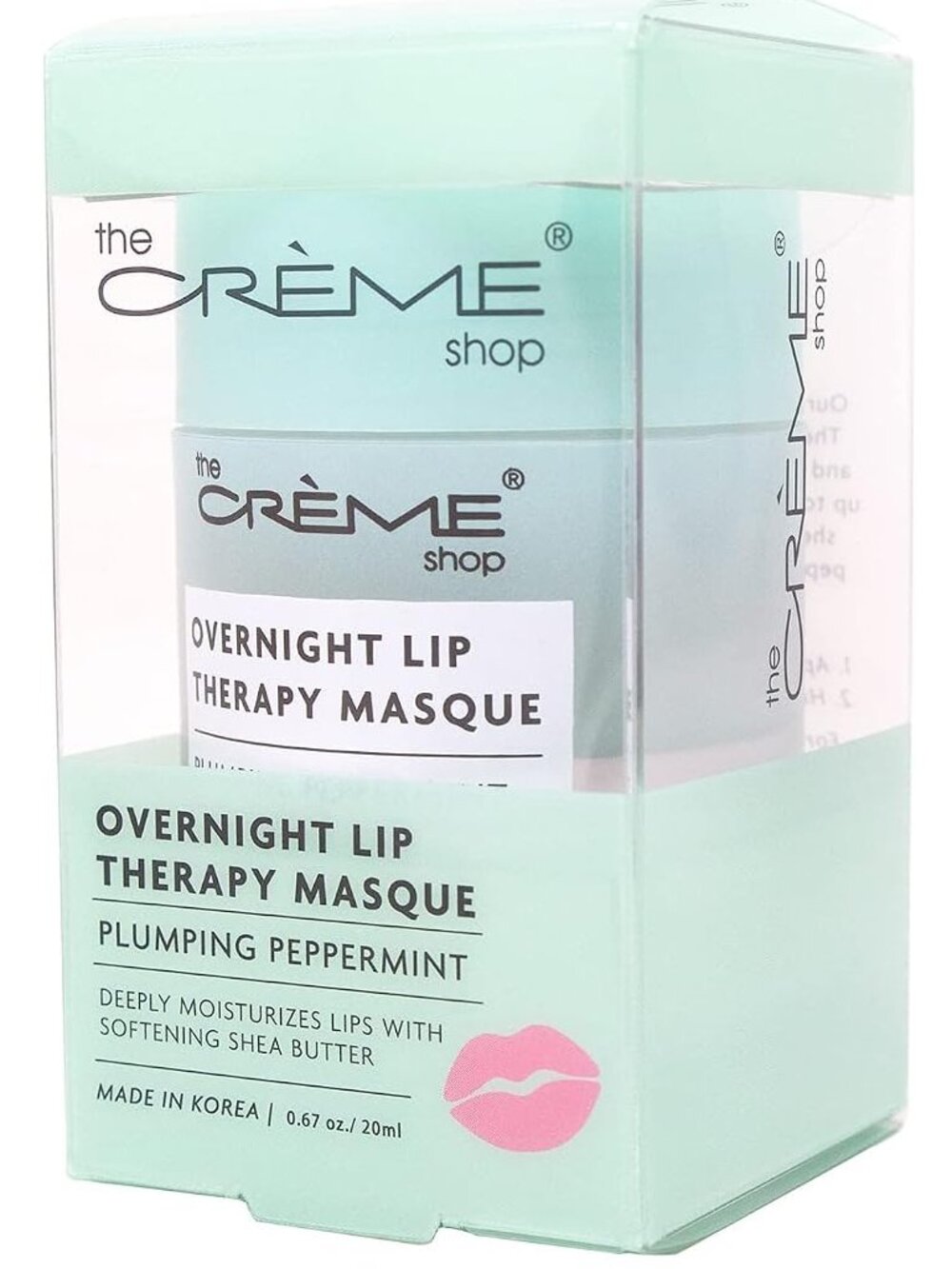 NEW Creme Shop Overnight Lip Therapy Masque | Plumping Peppermint